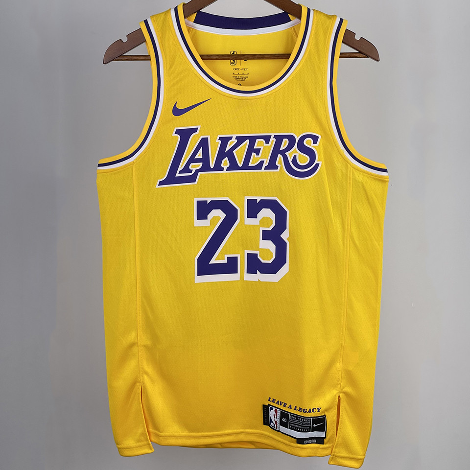 Nike - Maillot Icon Edition Los Angeles Lakers (James) (S)