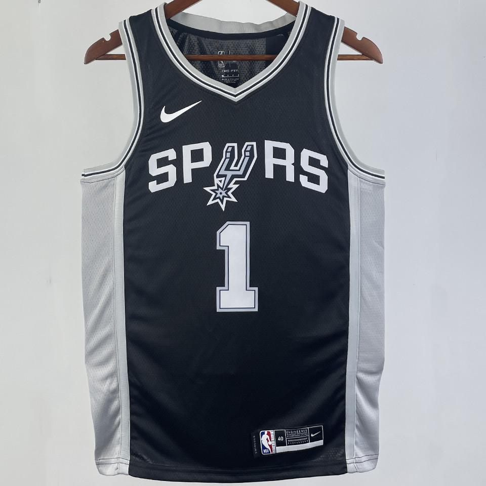 Nike - Maillot Icon Edition San Antonio Spurs (Wembanyama) (S)