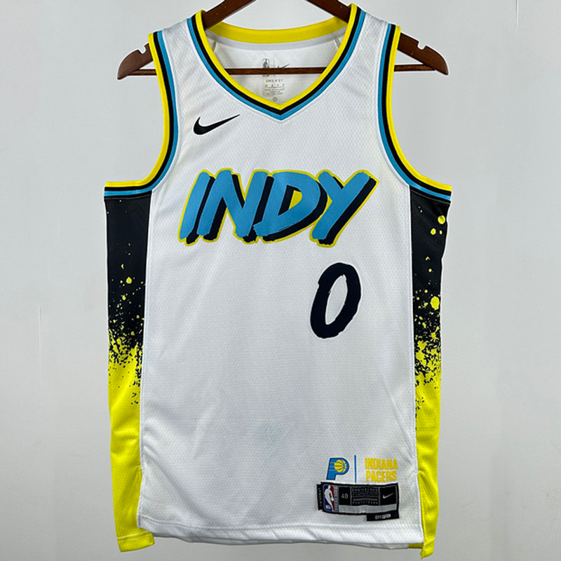 Nike - Maillot City Edition Indiana Pacers (Haliburton) (S)