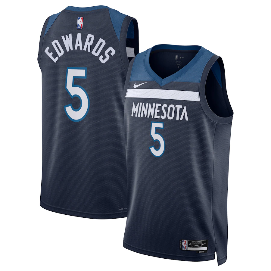 Nike - Maillot Icon Edition Timberwolves (Edwards) (S)