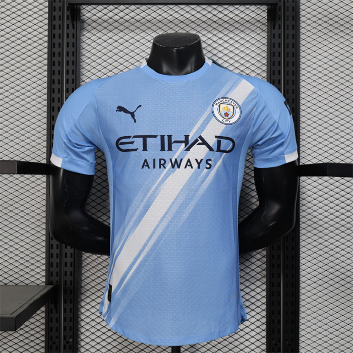 Puma - Maillot Domicile Manchester City Version Match 25/26 (S, Aucun, Aucun)