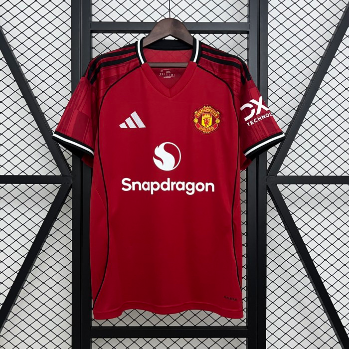 Adidas - Maillot Domicile Manchester United 25/26 (S, Aucun, Aucun)