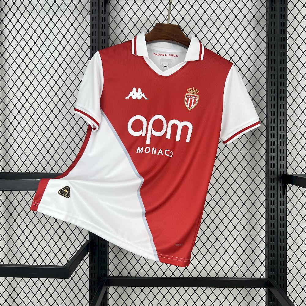 Kappa - Maillot Domicile Monaco 25/26 (S, Aucun, Aucun)