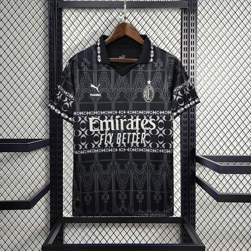 Puma - Maillot Édition Spéciale Pleasures x AC Milan 23/24 (S, Aucun, Aucun)