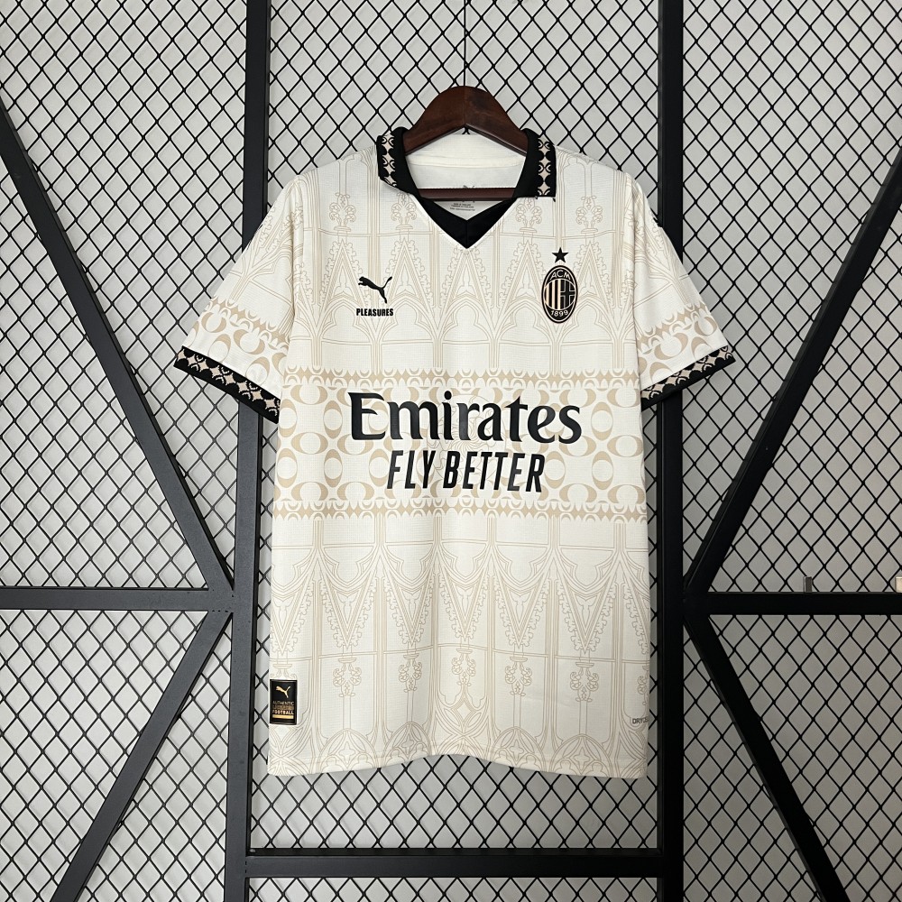 Puma - Maillot Édition Spéciale Pleasures x AC Milan 23/24 (S, Aucun, Aucun)