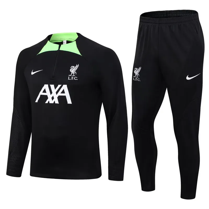 Nike - Ensembme Training Liverpool Noir & Vert 23/24